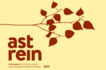 Illustration eines Zweigs. Text: astrein – Das Jahresmagazin der Forstlichen Versuchs- und Forschungsanstalt Baden-Württemberg. 2023